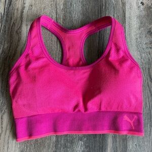 Puma Pink and Purple Sports Bra, size medium